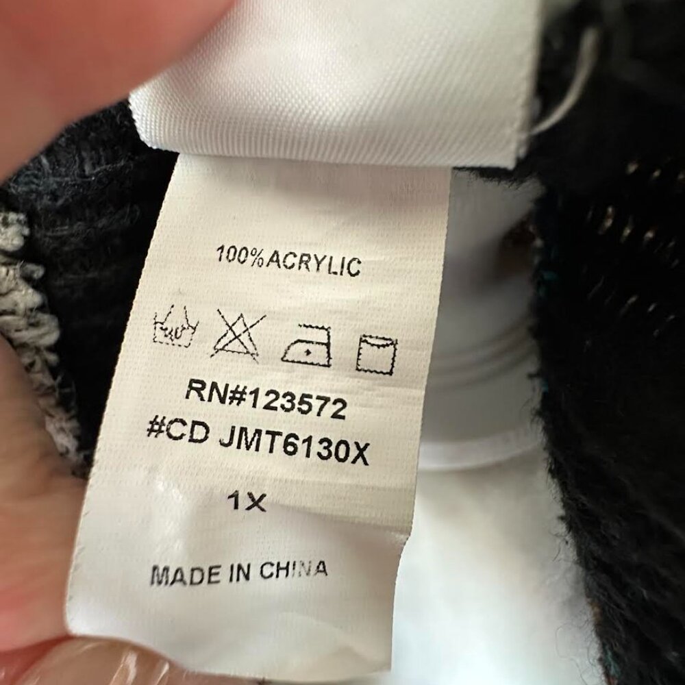 Anthropologie Northern Angel Rainbow Grey Aztec Duster Cardigan - Picture 5 of 15